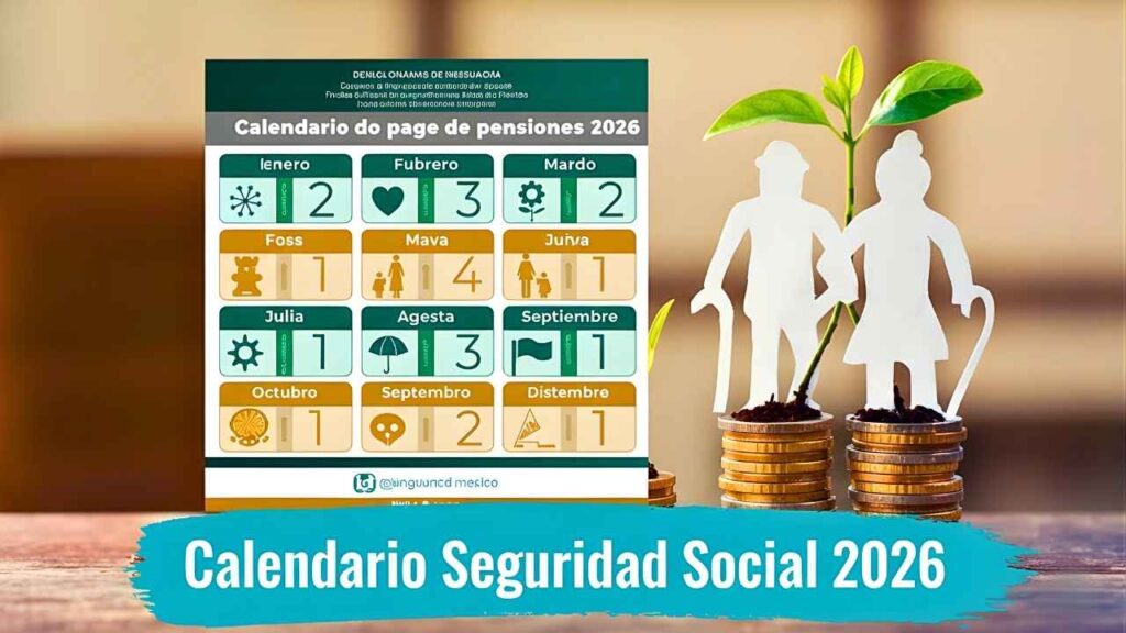 Calendario Seguridad Social 2026: días exactos de cobro para jubilados y pensionistas