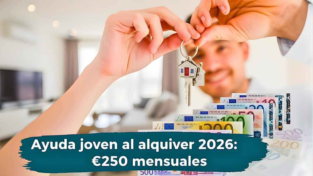 Ayuda joven al alquiler 2026: €250 mensuales, requisitos simples y fechas de pago confirmadas