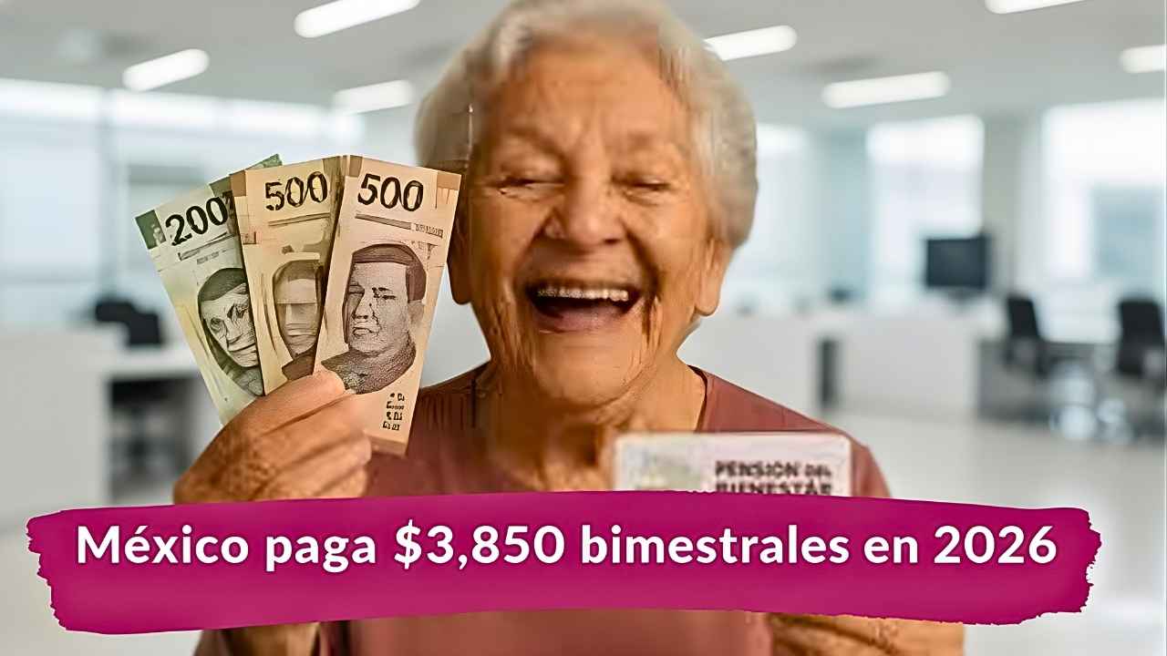 México paga $3,850 bimestrales en 2026: adultos mayores ya pueden registrarse en línea